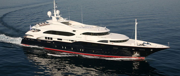 Sunday Luxury Mega Yacht Greece By Globe Yacht Charter Main Image